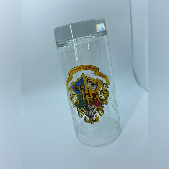 HARRY POTTER Decorative Glass Cup Universal "DRACO DORMIENS NUNQUAM TITILLANDUS" - Picture 1 of 12